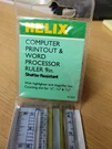 6EACH Helix 9" Computer Printout Ruler Highlighter & Magnification New!. Fixed Price $9.99.