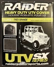 Raider Heavy Duty Utv 2-ROW Sx Series Cover (xl) Black Storage (159 X66 X81. Fixed Price $49.95.