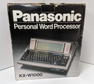Panasonic KX-W1000 Personal Word Processor Typewriter 1989 With Box & Working!. Fixed Price $258.98.