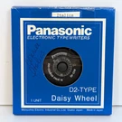 Panasonic Typewriter Daisy Wheel D2-CI10 200-COURIER Italic Vintage Japan. Fixed Price $24.99.