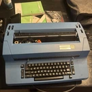 Vintage Ibm Correcting Selectric Ii Typewriter Blue. Fixed Price $187.50.