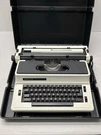 Vintage Typewriter Silver-reed Electric 8700 W/ Original Case And Instruction. Fixed Price $89.99.