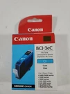 Canon BCI-3EC Cyan Ink Tank / Cartridge Genuine Cannon Nib Box Wear Expired. Fixed Price $6.83.