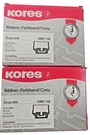 (2) Kores Carbofilm Typewriter Ribbon KOR192B Black Ibm Wheelwriter Nib Sealed. Fixed Price $18.32.