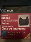 Ncr Premium Ribbon 151470 Brother AX-10 2 Pack. Fixed Price $10.00.