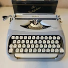 Vintage Royalite Portable Manual Typewriter From 60'S Era Mcm - Works !. Fixed Price $80.00.