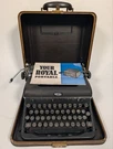 Vintage Royal Quiet De Luxe Portable Typewriter W/ Case Manual Works Read. Fixed Price $150.00.