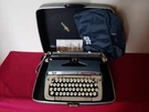 Vintage Smith Corona Classic 12 Portable Blue Typewriter - Case Bag Key. Fixed Price $99.99.