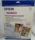 Nip Epson Premium Photo Paper Glossy 20 Sheets 8.5" X 11" SO41141 Free Shipping. Fixed Price $11.55.