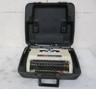 1975 Yellow Brother Deluxe 762TR Portable Typewriter With Case. Fixed Price $109.67.