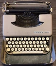 Vintage Sears Roebuck Tower Chieftain Manual Portable Typewriter W/ Metal Case. Fixed Price $80.00.