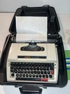 Vintage Typewriter Brother Deluxe 762TR + Orig Hard Case, Needs New Ribbon. Fixed Price $12.99.
