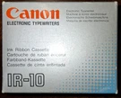 Canon IR-10 Ink Ribbon Cartridge 920200 Electronic Typewriter (free P+p). Fixed Price $21.00.