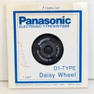 Panasonic Typewriter Daisy Wheel D1-FC10 100 Financial Vintage Japan. Fixed Price $24.99.