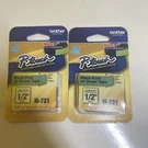 Brother P-touch Labeler Series Tape Cartridge, 1/2W, Black On Green (BRTM731). Fixed Price $20.00.