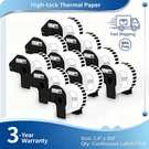 10 Roll 62MM DK-2205 DK2205 Continuous Paper Label W/frame For Brother QL-570VM. Fixed Price $65.68.